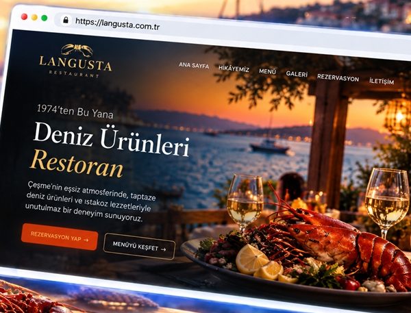 Langusta Restaurant SEO ve Laravel Projesi