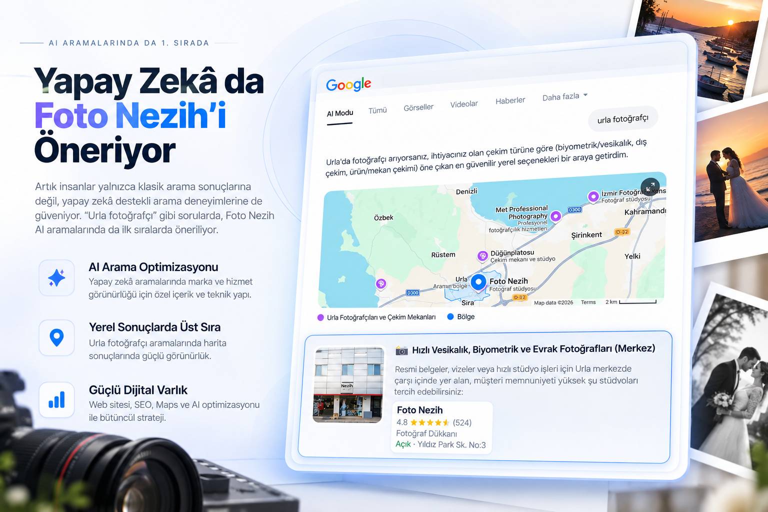Foto Nezih Urla SEO Web Tasarım ve GEO